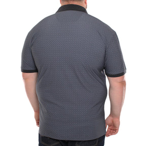 Polo imprimé, motif géométrique