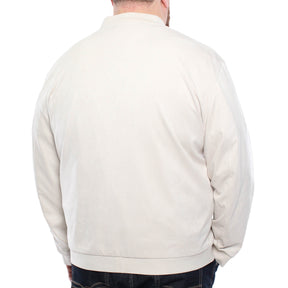 Bomber Faux Suede Jacket