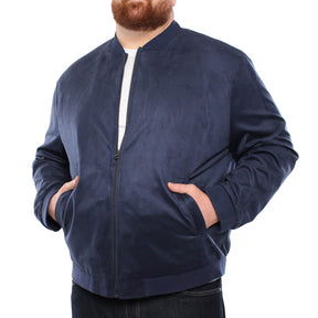 Bomber Faux Suede Jacket