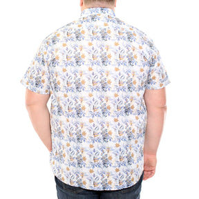 Chemise, motif floral