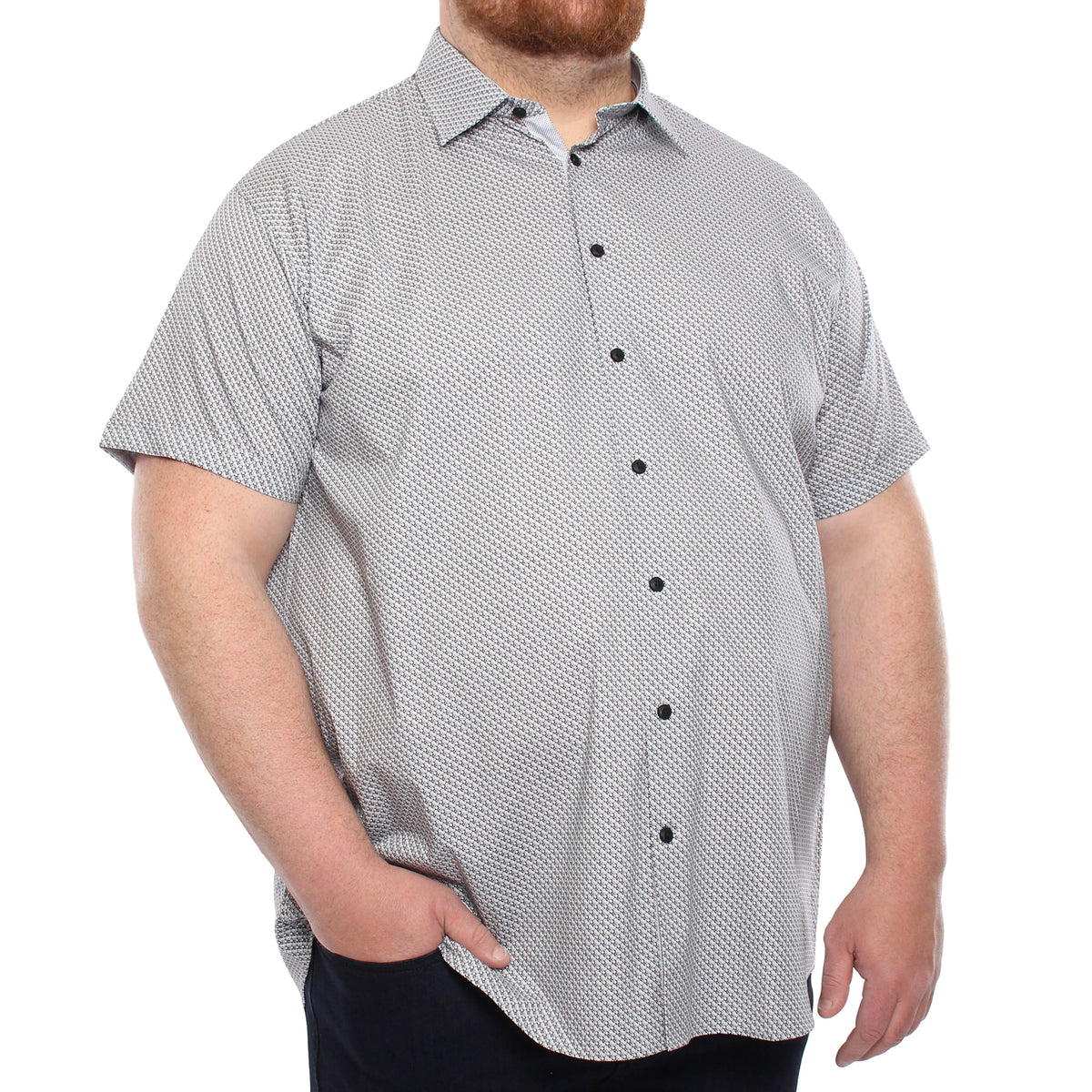 Chemise, motif géométrique