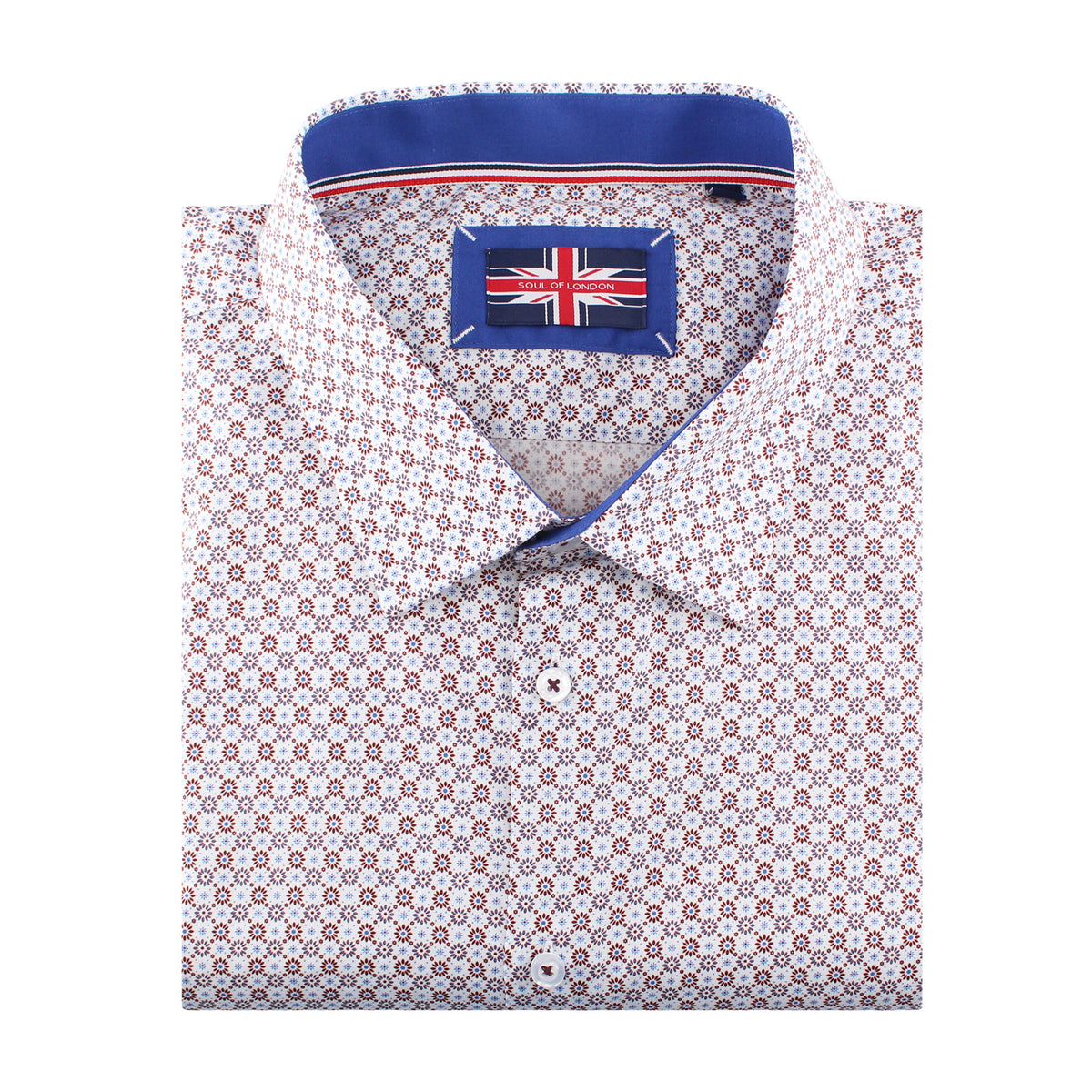 Chemise, motif géométrique