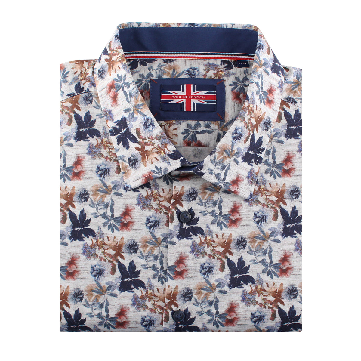 Chemise, motif floral