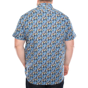 Chemise, motif floral