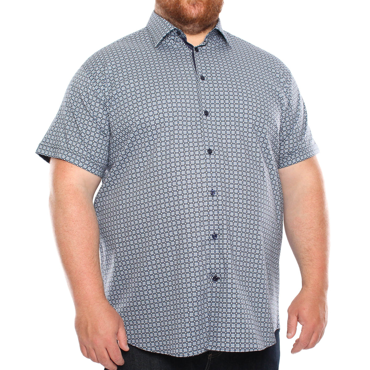 Chemise, motif géométrique