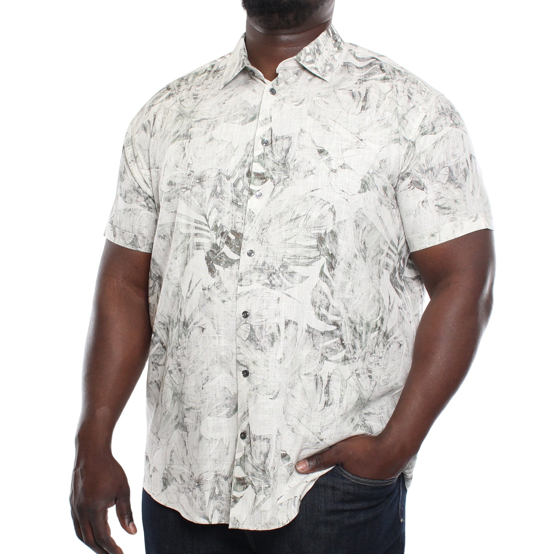 Chemise en mélange de lin