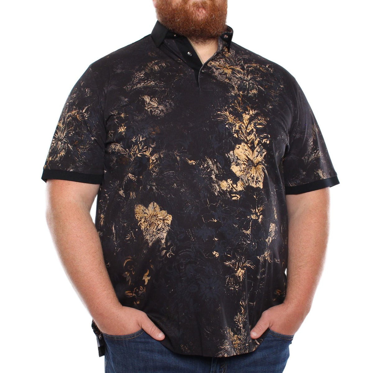 Polo, motif floral
