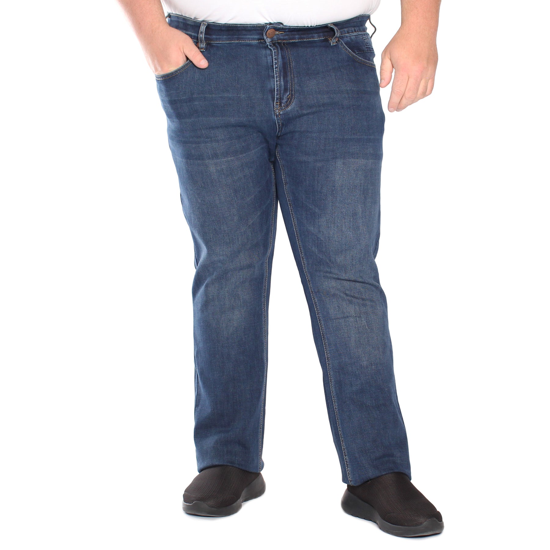 Jean extensible, taille basse