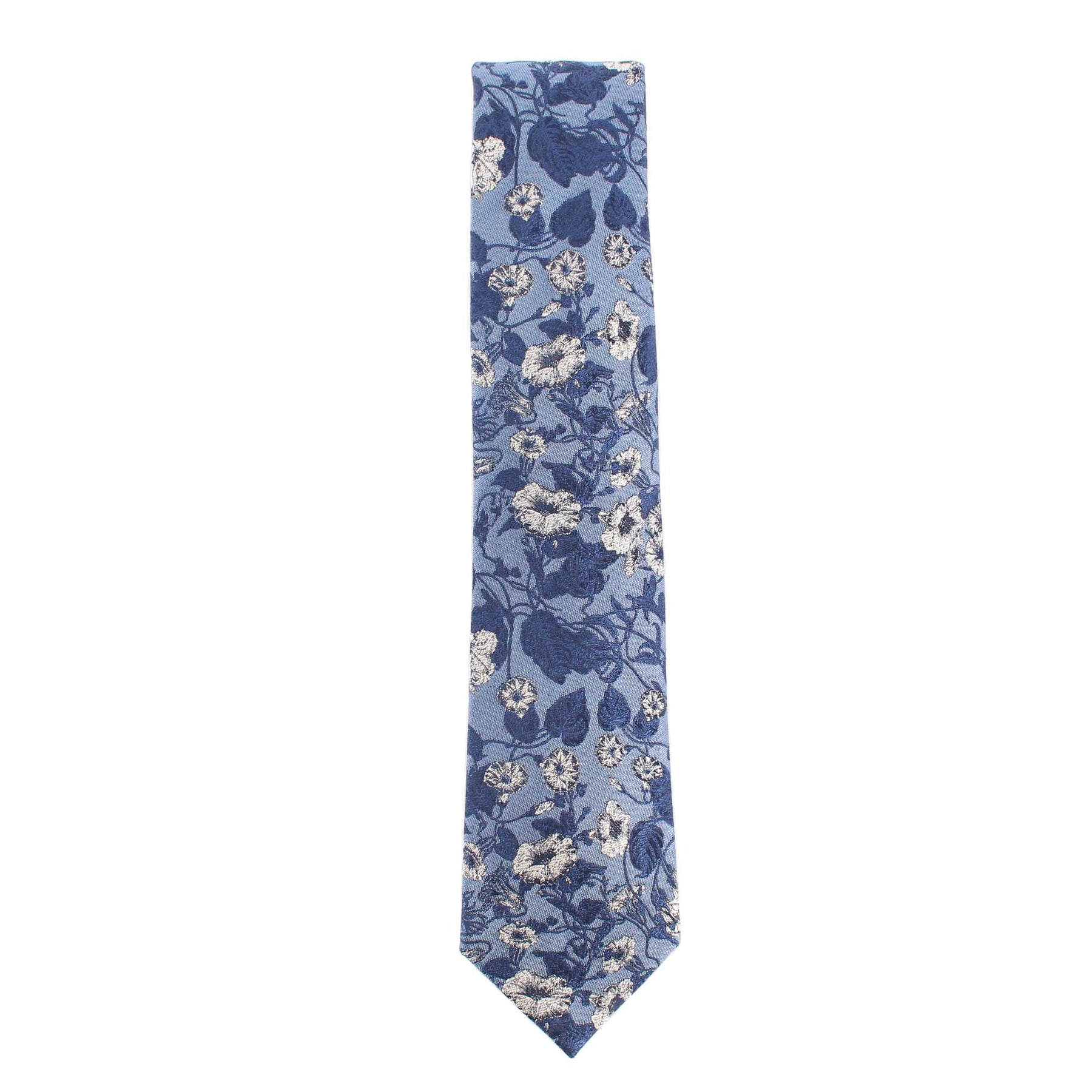 Cravate, motif floral